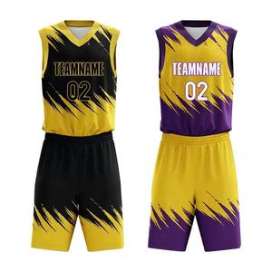 Uniformes de Baloncesto Reversibles Sublimados Personalizados con Diseño Gratuito, al por Mayor, Económicos, Nueva Llegada - Product Image 6