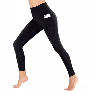Servicio ODM: Leggings de Cintura Media para Mujer, Estilo Vintage, 100% Fibra de Bambú, Secado Rápido, Largo a Media Pantorrilla, Estampado de Gatos, con Bolsillos - Ropa Deportiva a Bajo Precio - Product Image 1