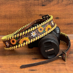 Cá Nhân Tùy Chỉnh Nhanh Chóng Phát Hành Tay Tooed Da Chính Hãng Máy Ảnh Dây Đeo Có Thể Điều Chỉnh Kích Thước Dây Đeo Vai Cho Dslr Nikon Canon - Product Image 2