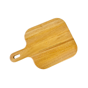 Planche à Servir en Bois de Caoutchouc Naturel avec Poignée pour Fromage Pain Fête Coupe en Bois - Product Image 4