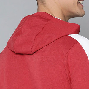 Sweat-shirt à capuche rouge pour homme Navza, poche avant, coupe classique, 100% coton molletonné, séchage rapide, design personnalisé, vêtements décontractés d'hiver - Product Image 5