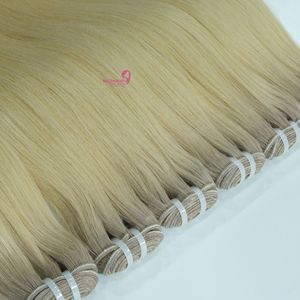Extensiones de Cabello Humano Remy, Trama Doble, Rubio, 100% Natural, Cabello Real Vietnamita Virgen, Producto de Belleza para Mujeres - Product Image 4