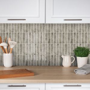 Adhesivos Decorativos Vintage para Pared, Estilo Azulejos de Metro, 12x12 Pulgadas, 10 Piezas, para Decoración del Hogar - Product Image 1