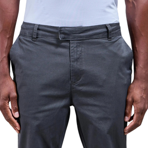 Pantalon chino cintré pour femme, coupe droite, en mélange de coton, décontracté et confortable pour le bureau et le quotidien - Product Image 3