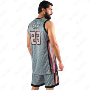 Blaze Fight Wear <b>basketball</b> uniform Unisex Adult High Quality BSCI Summer <b>Basketball</b> Jersey Sport Set Customized Plus <b>Size</b> - Product Image 3