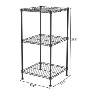 Scaffale a 3 Ripiani in Filo Metallico Nero per Organizzazione Cucina - Product Image 5