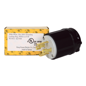 Produits compatibles Hubbell WJ-8431 Connecteur à verrouillage par torsion L15-30 3P4W résistant aux chocs pour des connexions sécurisées - Product Image 5