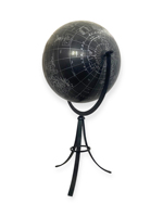 Globe terrestre en métal GL29 de 12 pouces avec design Art Déco et fonction rotative pour exposition éducative et décoration intérieure moderne