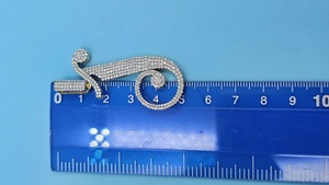 จี้ตัวอักษร J แบบกำหนดเอง ชุบเงินแท้ 925 ประดับเพชรโมอิสซาไนต์ VVS สร้อยฮิปฮอปสุดหรู เครื่องประดับอักษรย่อสำหรับทุกเพศ ชุบเงิน - Product Image 5