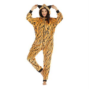 Oversize Hooded Fleece Onesies with Front Zipper Custom Designs Logo Knitted Combed Quality Cotton Anti-Shrink Fronted Onesies - Product Image 3