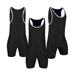 <b>Mens</b> Lightweight <b>Wrestling</b> <b>Singlet</b> Quick Dry Moisture Wicking Sleeveless Competition Sports Uniform <b>Wrestling</b> <b>Singlet</b> Tournament - Product Image 2