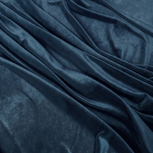 Solid Dark Gray 100% Polyester 130 GSM Velvet Fabric 9000 Soft Woven Home Decor Wedding Pillows Throws Drapery - Product Image 5