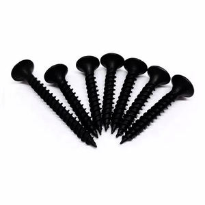 Surtido de tornillos autorroscantes negros de 6–30 mm, sujetadores de cabeza de trompeta de acero al carbono/acero inoxidable - Product Image 3