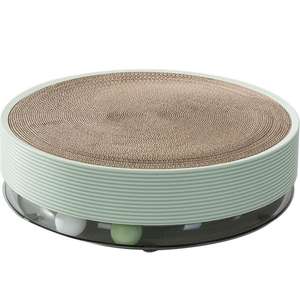 ที่นอนและของเล่นแมวแบบ 2 in 1 ทำจากกระดาษลูกฟูกทนทาน ไม่ทิ้งเศษ 2 แบบ 2 สี - Product Image 3