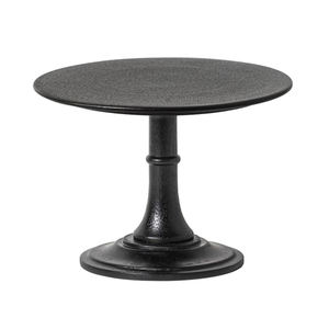 Support à gâteau en bois de conception antique support de piédestal d'affichage de gâteau rond en bois d'acacia naturel pour la décoration de la maison et la fête d'anniversaire - Product Image 1