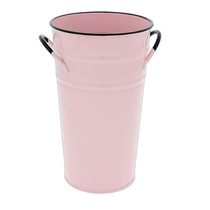 Meilleures tendances : Pots de fleurs, vases et seaux de rangement multifonctionnels en fer galvanisé chromé, style ferme vintage - Product Image 4
