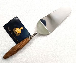 Vintage Style Eco-Friendly Reusable Round <b>Cake</b> <b>Server</b> Spatula Stainless Steel Acacia Wood Handle 1 Pcs Handmade At Best price - Product Image 2