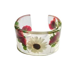 WEARING Jewelry Resina Acrílico Pulsera Brazalete Exagerado Deslumbrante Multicolor Ancho Irregular Cuadrado Acrílico Pulseras para - Product Image 2