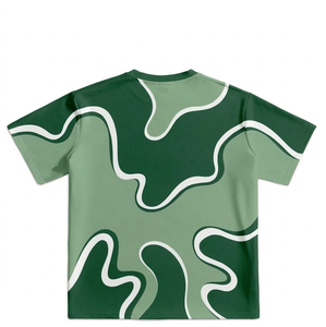 เสื้อยืดฮิปฮอปผู้ชายไซส์ใหญ่ พิมพ์ลายดิจิตอลคุณภาพสูง ออกแบบเองได้ พร้อมโลโก้ตามสั่ง ผลิตจากผ้าโพลีเอสเตอร์ผสมคอตตอน กันยับ - Product Image 1