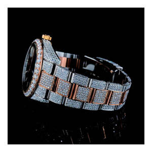 Moissanite Diamond <b>watch</b> two tone <b>watch</b> - Product Image 2