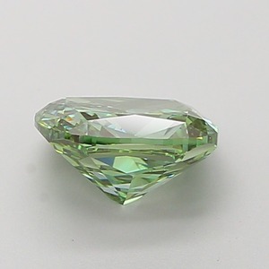 Diamante CVD de 1.51 quilates, corte cojín, verde intenso, claridad VS1, corte excelente, gema creada en laboratorio para incrustación en anillos finos. - Product Image 3