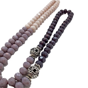 Zikr Tasbih Hermoso tamaño personalizado mano llevar Cristal Musulmán Tasbih Cuentas de oración Cuentas islámicas Tasbeeh elegante rezando Tasbeeh - Product Image 2