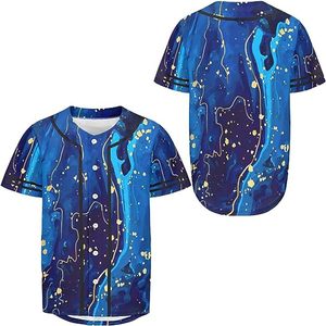 เสื้อเบสบอลแบบติดกระดุมสั่งทำพิเศษสำหรับผู้ชายและผู้หญิง สไตล์ฮิปสเตอร์ฮิปฮอป สำหรับชุดเชียร์ลีดเดอร์ - Product Image 1