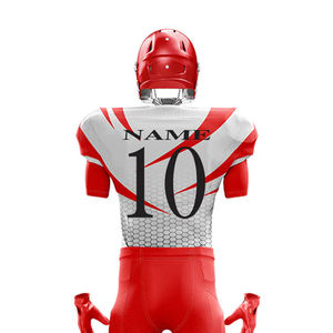 Tenues de football américain pour adultes, ensembles personnalisés imprimés par sublimation, respirants, grandes tailles, 100% polyester, logo personnalisé, couleur et taille sur mesure - Product Image 6