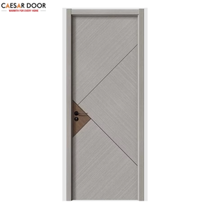 Puerta Minimalista de Polímero, Madera y PVC Compuesto, Personalizable, Insonorizada, Precolgada, Interior, Impermeable, de Empuje y Tirón, para Hospitales y Hoteles - Product Image 1