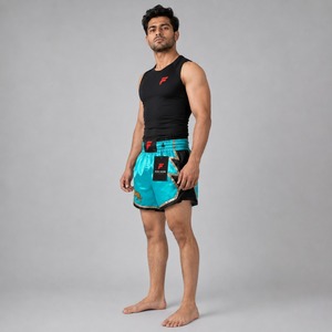 Durable Muay <b>Thai</b> <b>shorts</b> featuring reinforced seams comfortable fit and premium quality for regular martial arts practice - Product Image 4