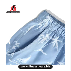 Shorts de bain décontractés pour hommes à séchage rapide, unis, avec poches, en Spandex/Coton, avec cordon de serrage, pour l'été et la plage - Product Image 4