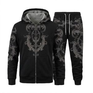 Chándal Personalizado de Alta Calidad para Hombre, Ropa Deportiva Informal, Chándal de 2 Piezas con Cremallera Completa, Traje para Gimnasio y Correr - Product Image 1