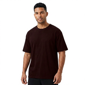 เสื้อยืดแขนสั้นสีดำสำหรับผู้ชาย ผ้าฝ้าย 100% คอกลม ทรงปกติ สวมใส่สบาย ผ้าเจอร์ซีย์ถัก สีพื้น - Product Image 4