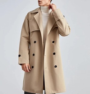 Manteau long d'hiver pour homme, mélange de laine, élégant, décontracté, vêtement d'extérieur tendance, fabricant et fournisseur en gros - Product Image 3