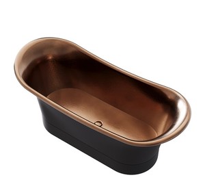 Bañera Decorativa de Cobre Puro Martillado a Mano, Diseño Exclusivo, Cobre Oscuro Puro, de Alta Calidad y Precio Económico - Product Image 2
