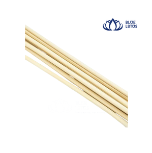 Bâtonnets diffuseurs en rotin naturel BLUE LOTUS, cylindriques, longs, écologiques, faits à la main, sans plomb, sans alcool, longue durée - Product Image 1