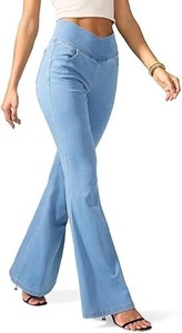 Workwear Denim Carpenter Painters Mechanic Jeans Utility Pocket <b>Boot</b> Cut Knee Length Vintage Mid Waist - Product Image 3