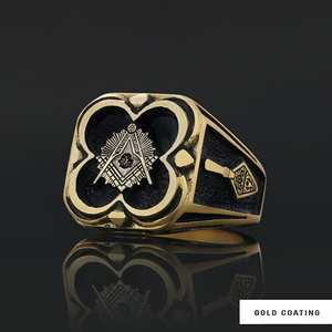 Bague Maçonnique BOJ 008 Personnalisée en Argent et Diamant, Bague de Diplôme Universitaire Unisexe, Cadeau pour Fêtes et Occasions Spéciales, Prix Bas - Product Image 5