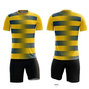 Camiseta de Fútbol Negra Personalizada con Logotipo de Fábrica, Uniformes de Fútbol para Hombre, Conjunto de Ropa Deportiva Retro Transpirable Sublimada para Clubes y Equipos - Product Image 5