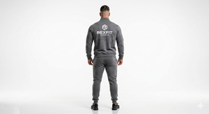 Ensemble de jogging 2 pièces style urbain 2026, le plus vendu, taille ajustée, survêtement zippé de haute qualité pour homme - Product Image 2
