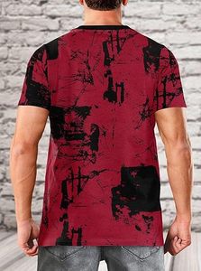 T-shirt imprimé tendance décontracté et stylé pour homme - Product Image 3