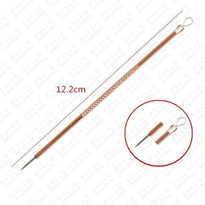 Juego Profesional de 4 Piezas para Extraer Acné y Puntos Negros, Herramientas de Cuidado Facial de Acero Inoxidable, Herramientas de Extracción Facial Premium de 4 Piezas - Product Image 3