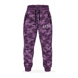 Purple Camo Tracksuit Unisex <b>Full</b> <b>Zip</b> <b>Hoodie</b> Jogger Pants Set Custom Camouflage Athletic Casual Sportswear Training Outfit - Product Image 2