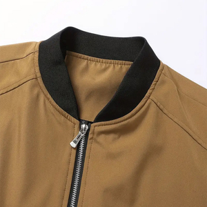 <b>Men</b>’s <b>Lightweight</b> Bomber <b>Jacket</b> Slim Fit Windproof Casual MA1 Flight <b>Jacket</b> Streetwear Zipper Coat Spring Autumn - Product Image 4