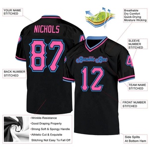 เสื้อเจอร์ซีย์แฟนฟุตบอลสไตล์อเมริกันพิมพ์ลายใหม่ล่าสุด - Product Image 4