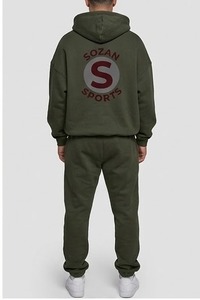 Sweat-shirt à capuche zippé, coupe classique, en polaire, style décontracté, avec logo sur le devant, poche, style hiver, unisexe, polyester/coton, 370g - Product Image 2