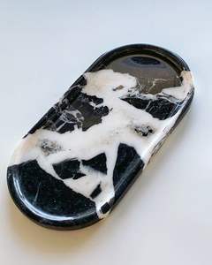 ถาดเสิร์ฟหินอ่อนขนาดใหญ่สำหรับจัดงานปาร์ตี้ในสวนกลางแจ้ง ด้วยโครงสร้างแข็งแรงและเสน่ห์ของหินธรรมชาติที่งดงาม - Product Image 5