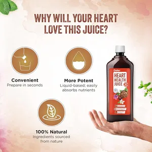 Jugo Dabur para la Salud del Corazón con 10 Hierbas Ayurvédicas para el Cuidado del Corazón, Bebida Herbal Natural, Botella con 730 Días de Vida Útil - Product Image 4