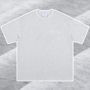 Camiseta de cuello redondo para hombre, 100% algodón peinado, informal, manga corta, con estampado personalizado, logotipo serigrafiado, bio lavado, MOQ bajo, tejido de punto. - Product Image 6