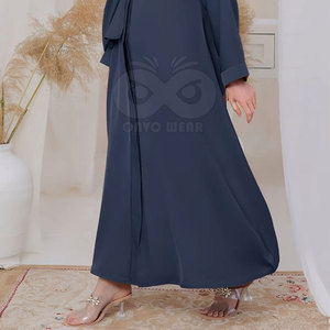 Plus Size Women Abaya Loose Fit Muslim Long Dress Dubai Style <b>Islamic</b> <b>Clothing</b> Comfortable Soft Fabric For Everyday Wear - Product Image 5